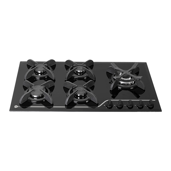 اجاق گاز صفحه ای درسا مدل DG2102-5R شیشه ای 5 شعله