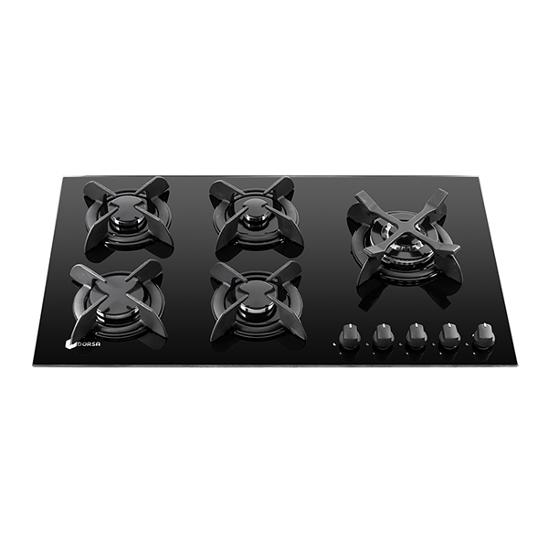 اجاق گاز صفحه ای درسا مدل DG2103-5R شیشه ای 5 شعله