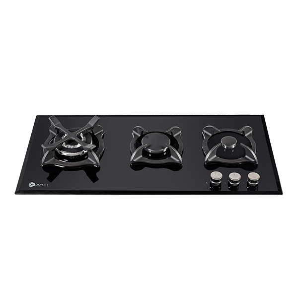 اجاق گاز صفحه ای درسا مدل DG2106-3 شیشه ای 3 شعله