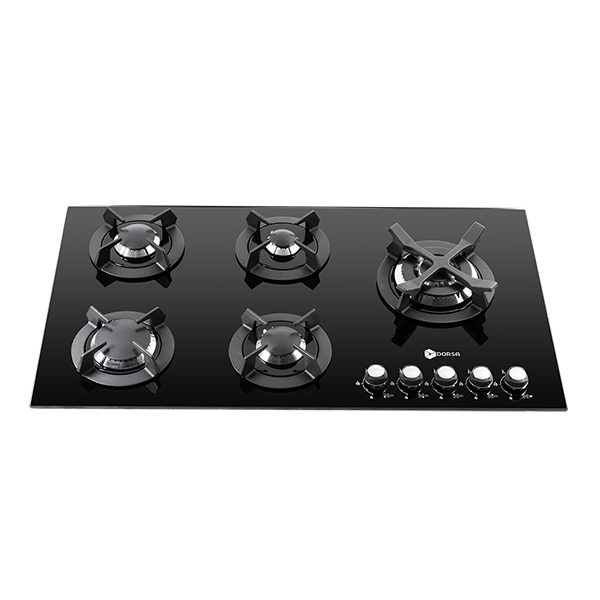 اجاق گاز صفحه ای درسا مدل DG2110-5R شیشه ای 5 شعله
