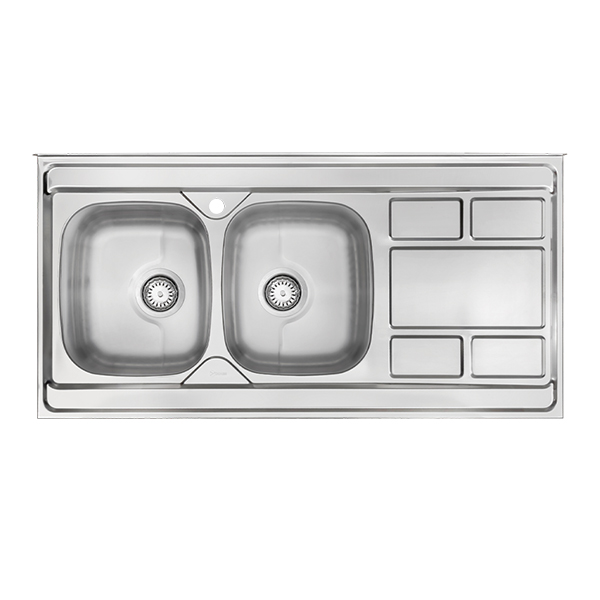 سینک ظرفشویی فانتزی روکار درسا مدل DS 3207-120