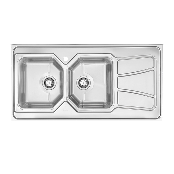 سینک ظرفشویی فانتزی روکار درسا مدل DS 3211-120