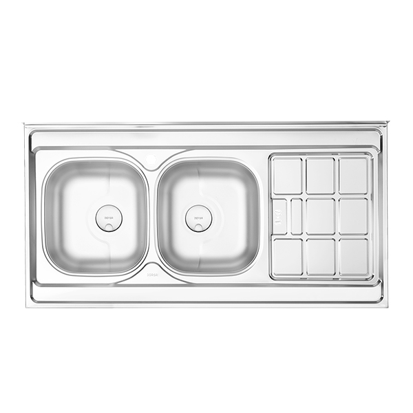 سینک ظرفشویی نیمه فانتزی روکار درسا مدل DS 3405-120