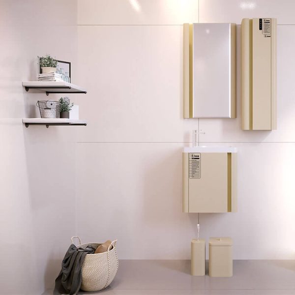 ست سرویس بهداشتی روشویی کابینتی رینزا مدل لوسیا