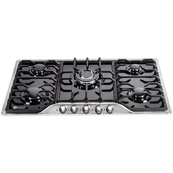 اجاق گاز استیل شیشه درسا مدل ریتا DG2300-5M