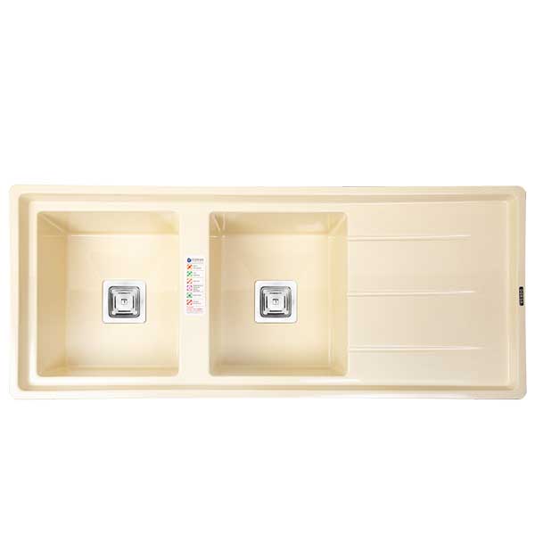 سینک ظرفشویی توکار گرانیتی درسا مدل DS 3604-120