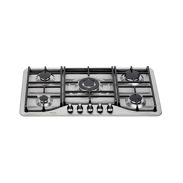 اجاق گاز صفحه ای درسا مدل تانیا 5 شعله استیل  کد 2202-5m