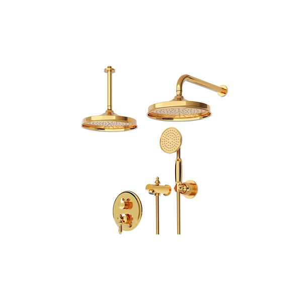 شیر توکار شودر مدل زیگموند BRASS تیپ چهار