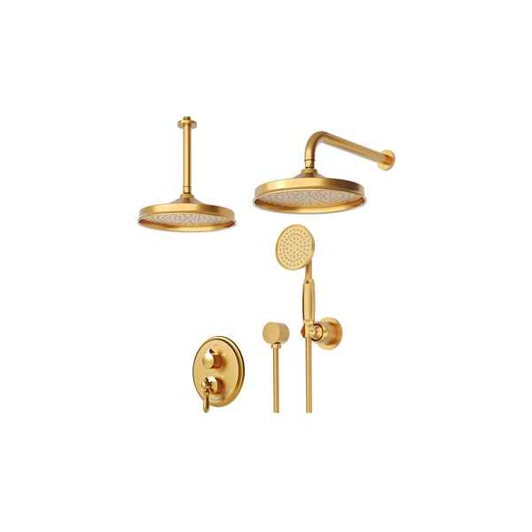دوش توکار شودر مدل زیگموند BRASS تیپ سه