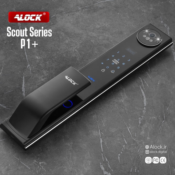 قفل اثر انگشتی و دستگیره تشخیص چهره ALOCK مدل Scout series (P1+)