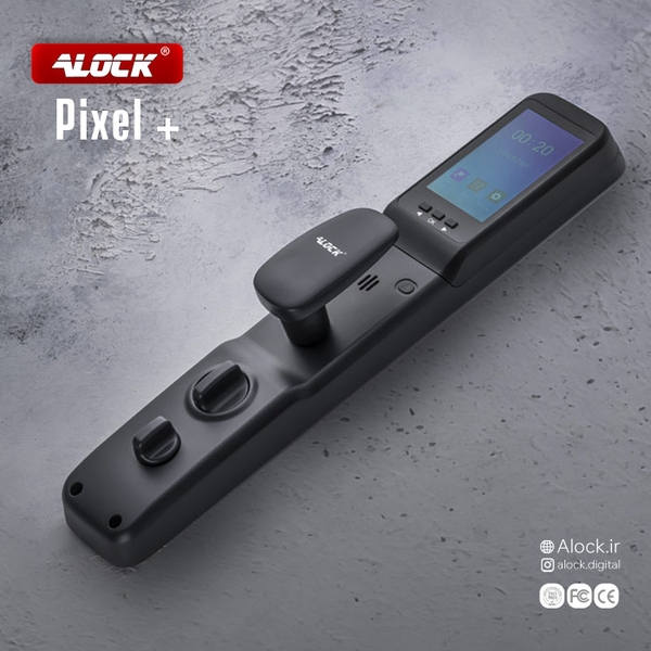 دستگیره هوشمند دوربین دار ALOCK مدل + Pixel
